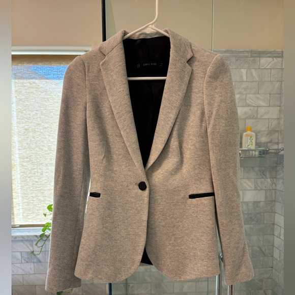 Zara Women’s Gray Blazer Jacket - Picture 1 of 4
